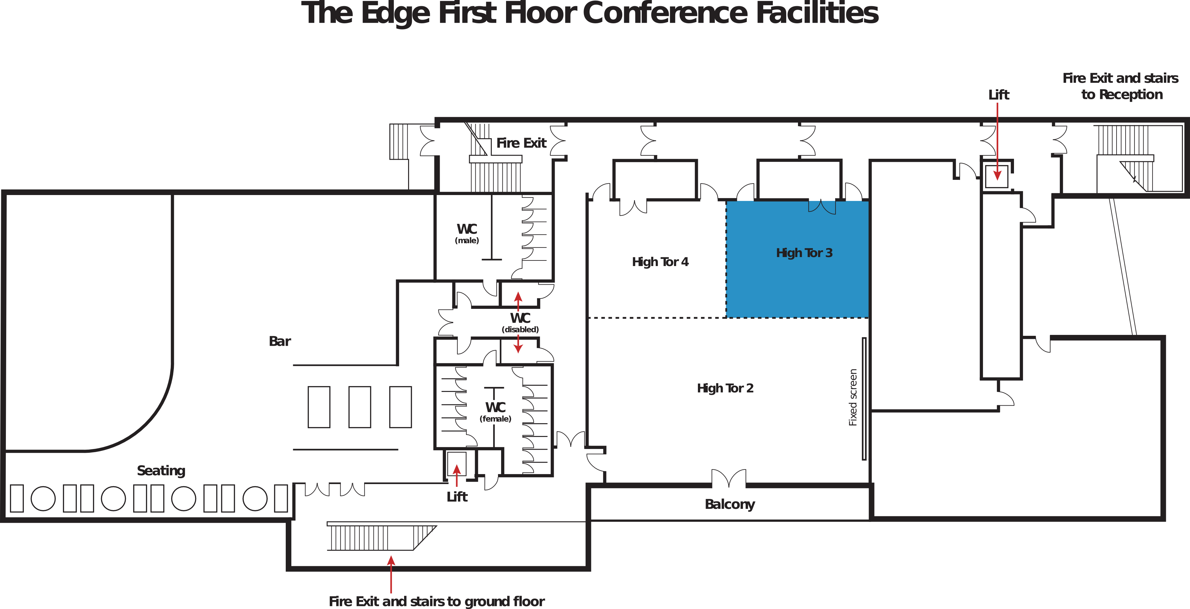 diagram of venue location